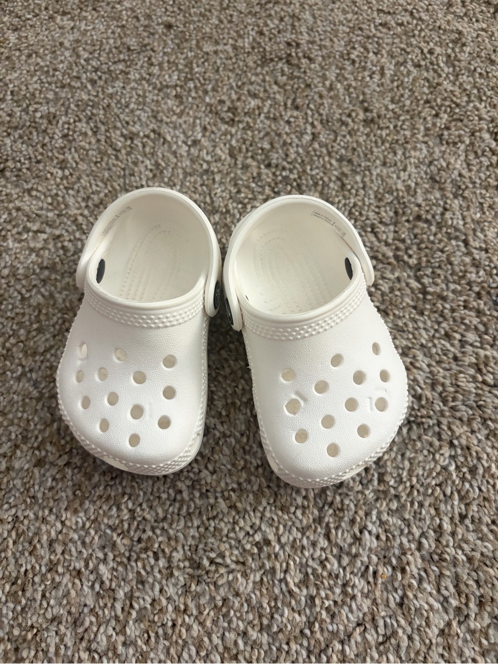 CROCS Kids White Classic Clog